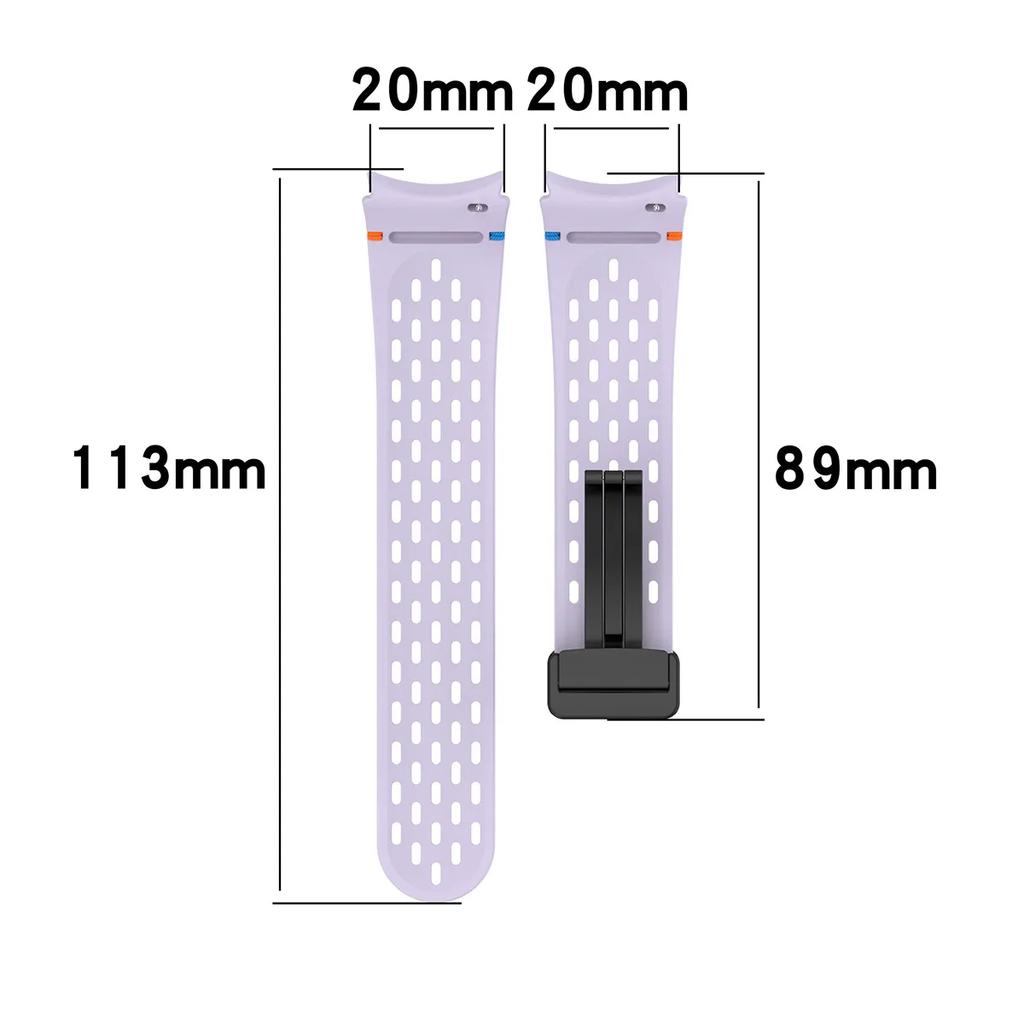 Магнитный ремешок для Samsung Galaxy Watch 7 6 5 4 5pro 7LTE 44мм 40мм Watch4/6 Classic силиконовый ремешок без зазоров браслет Correas