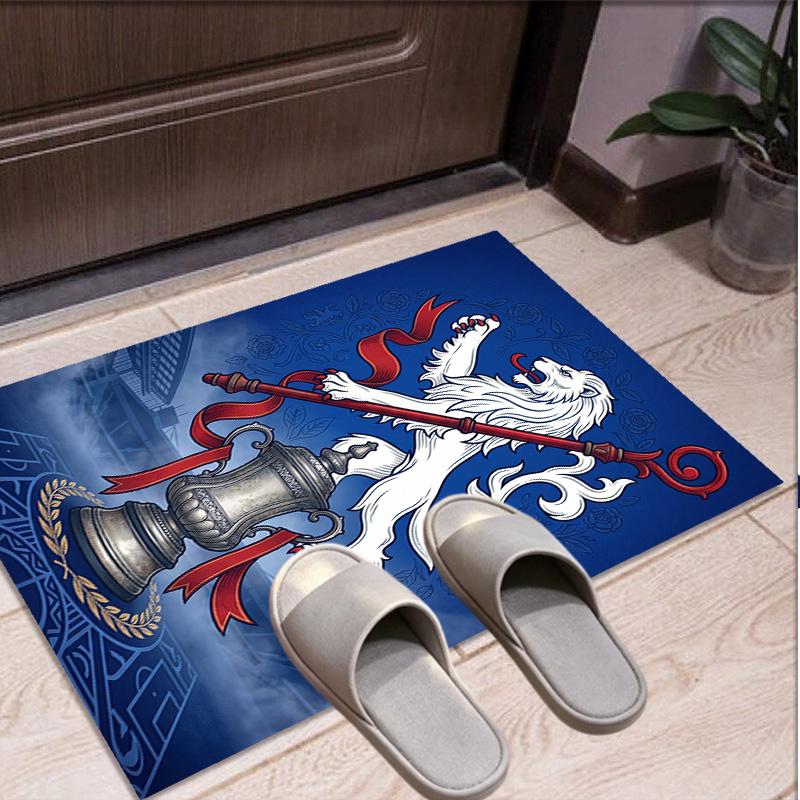Chelsea Football Club Pattern Rug, Indoor/Outdoor Mat, for Picnic, Gameroom, Bedroom, Office, Living Room, Home Decor Carpet, Birthday Gift