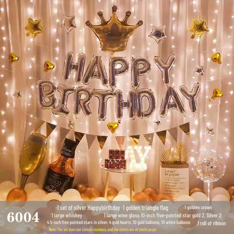 Набор воздушных шаров на день рождения для взрослых и детей - Мультяшное украшение