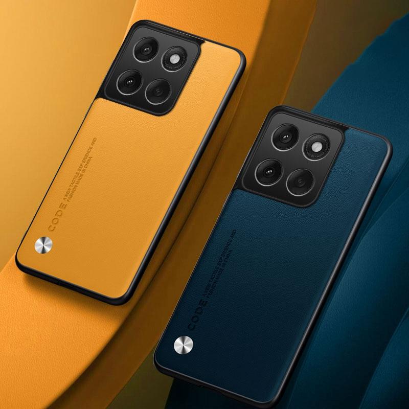 Роскошный чехол из искусственной кожи для Motorola Edge 60 Fusion, задняя крышка, силиконовый защитный чехол для телефона для Motorola Moto Edge 60 Fusion 5G