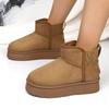 Fashion 2024 New Classic Thickened Fluff Women's Snow Boots Comfortable Warm Ankle Boots Women Winter Ladies Shoes Chunky Botas Mujer