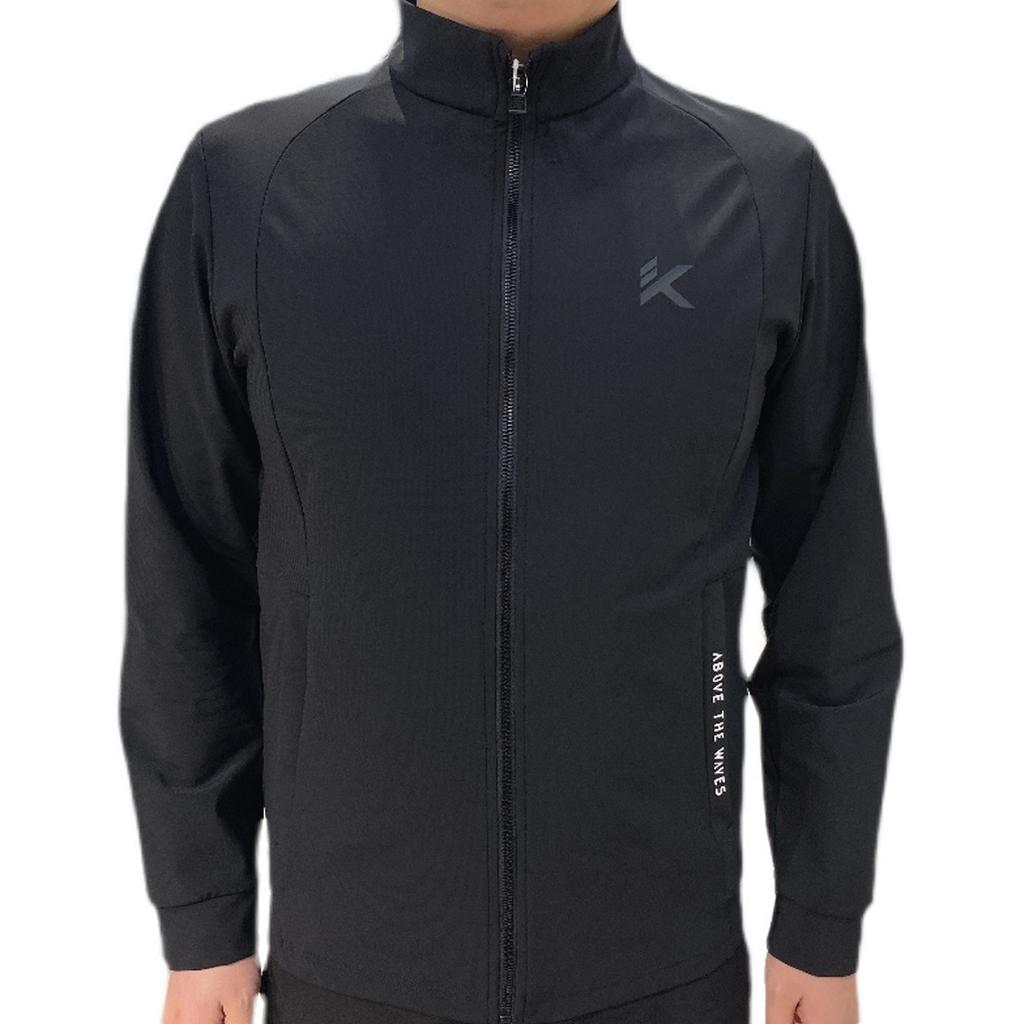 Anta Мужская куртка с воротником-стойкой на молнии и логотипом Basketball Series, черная 152211712-2