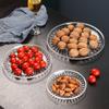 15/20/25cm Thick Acrylic Dinner Plate Household Candy Nut Serving Plate Suitable for Dessert Presentation Party