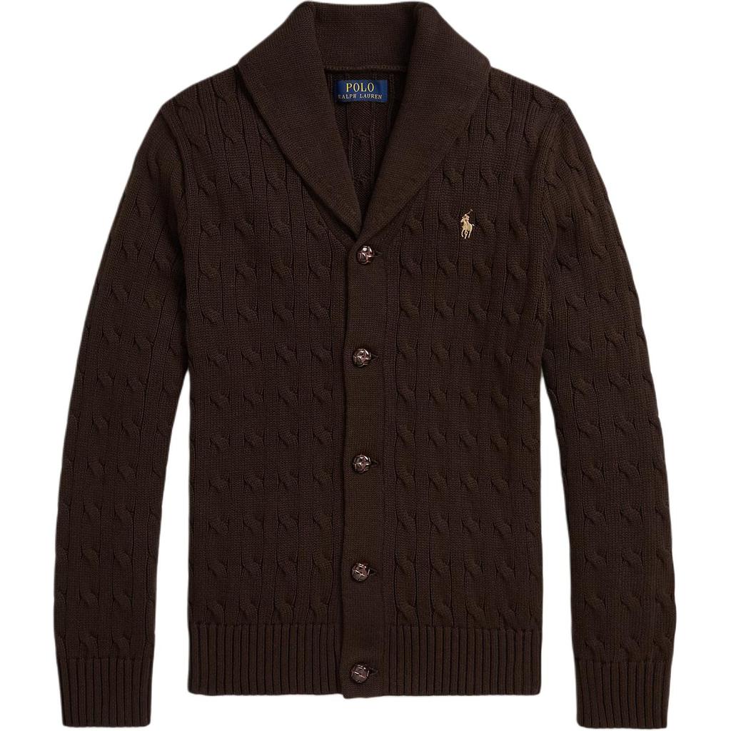 Свитер Polo Ralph Lauren с логотипом пони, хлопок, длинный рукав, облегающий крой, молодежный, детский, топы 323978377-003