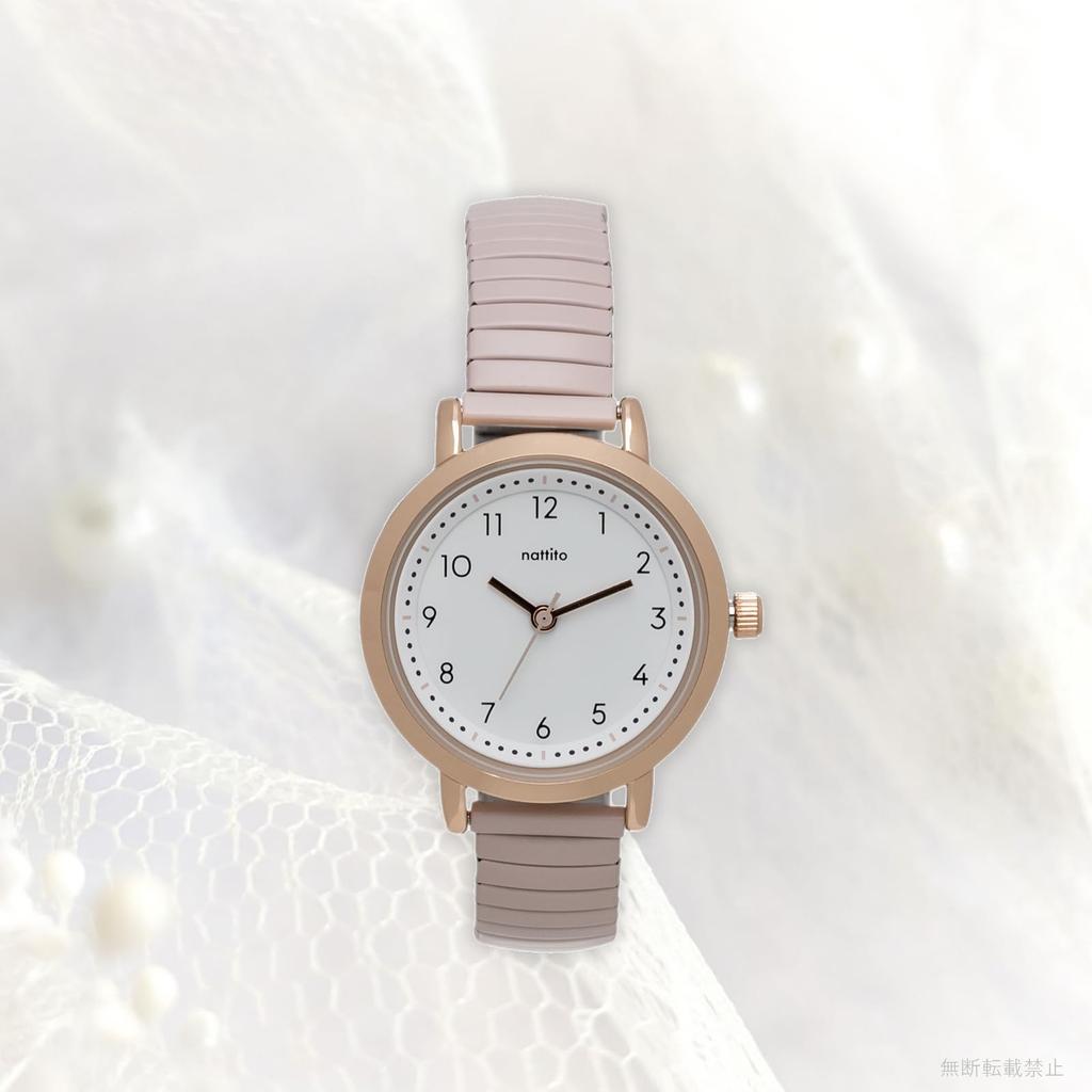 Часы Analog Bellows Belt из нержавеющей стали Pink Suera [Fieldwork] женские ST290-3