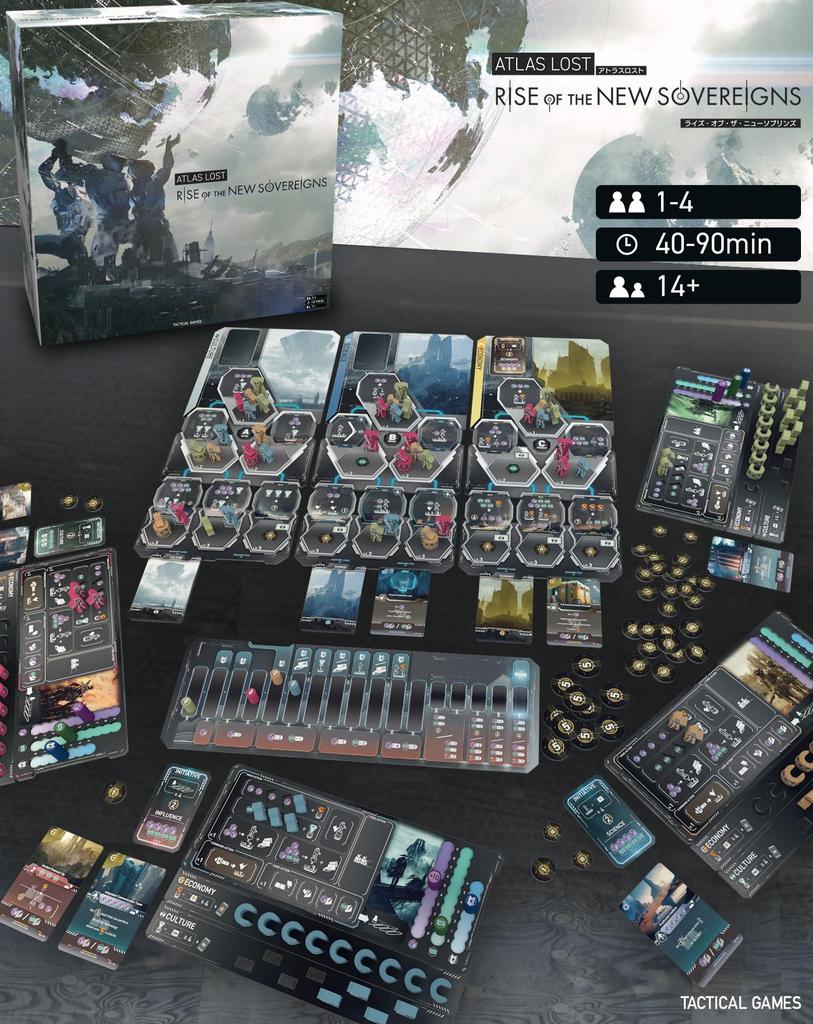 Тактические игры Атлас Восстание новых монархов 14 лет и настольная игра Lost (1-4 игрока, 40-90 минут, и более)