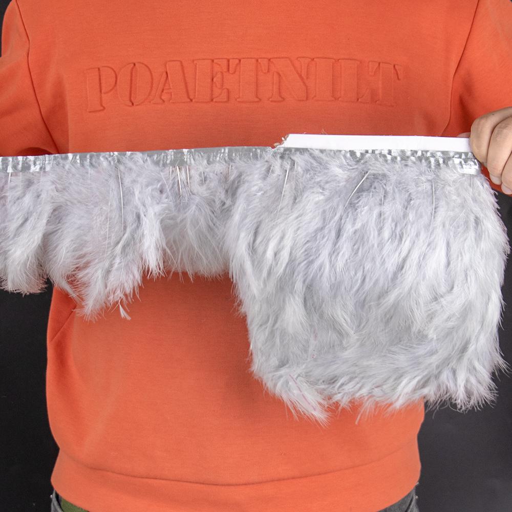 2 5 10 Метров цветной отделки из перьев марабу индейки 4-6 дюймов, бахрома из перьев для шитья, рукоделия, украшения свадебного платья для вечеринки