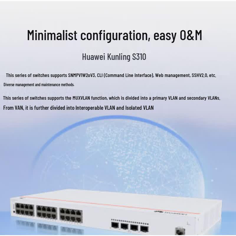 Huawei eKitEngine S310 Series Managed PoE+ Switch