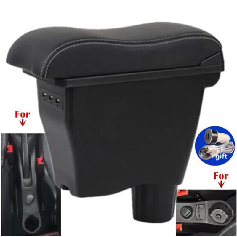 For Smart Fortwo Armrest box for Mercedes New Smart 453 Fortwo Forfour Car Armrest Storage box 2015-2018 Retrofit Car Accessorie