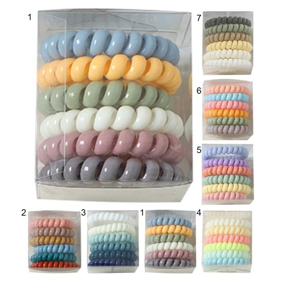 Мягкая гибкая резинка для волос для девочек, полезная весенняя резинка для волос с хвостиком