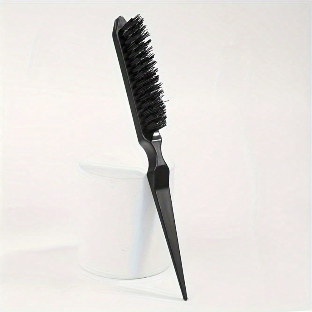 1pcs Pointed Tail Three Row Hair Comb, Fluffy Hair Styling Comb, Hair Cleaning And Hairdressing Tools