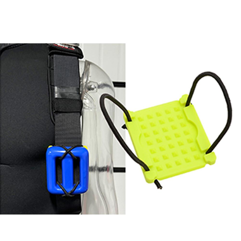 Scuba Diving Weight Fixing Plate Wear Resistant Diving Counterweight Fixed Plate BCD Webbing Mounting Plate Dive Accessories