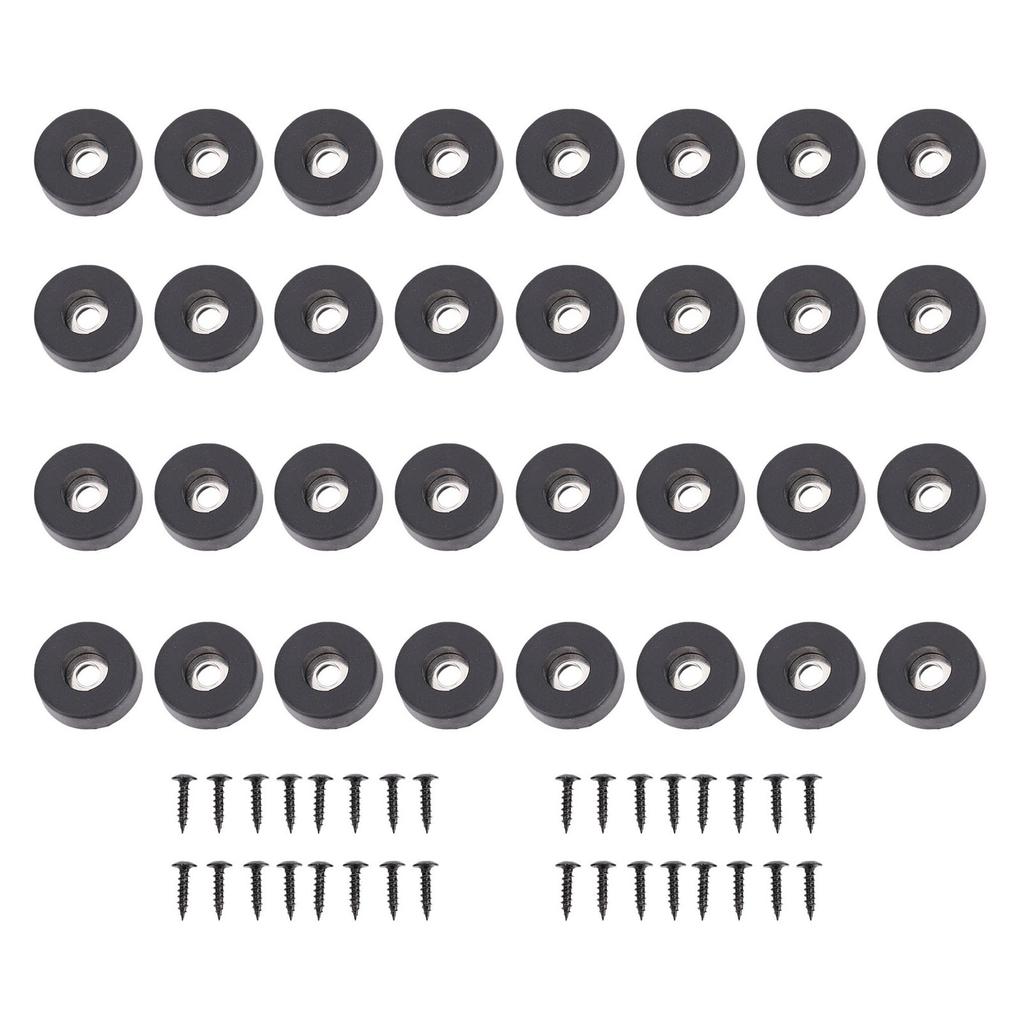 32 шт. Изолирующие ножки для динамиков, антивибрационные резиновые ножки-подушечки для проигрывателей, усилителей, сабвуферов, CD/DVD-проигрывателей