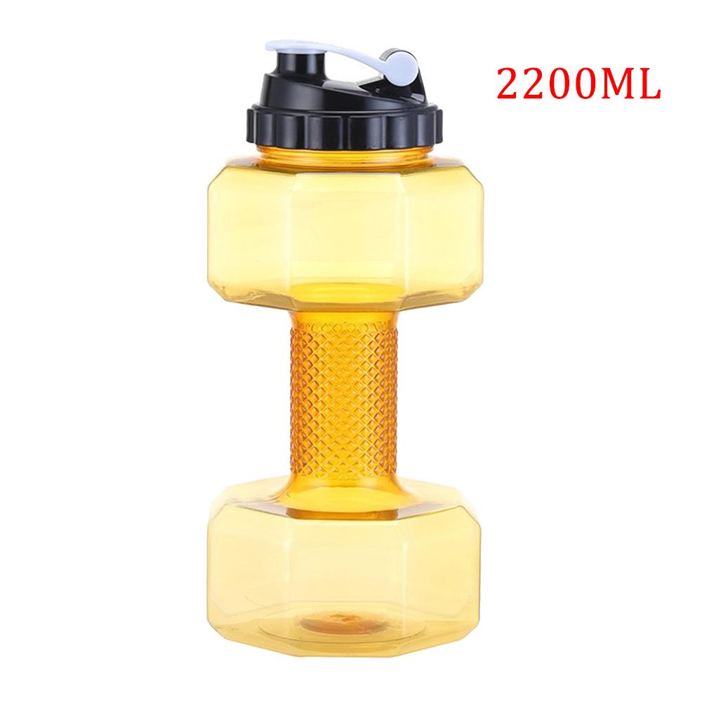 Water Dumbbell Sport Bottle Large Capacity Gym Running Fitness Bodybuilding Exercise Outdoor Bicycle Camping Cycling Bottle