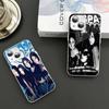 KPOP A-aespa For IPhone 14 13 12 Mini 11 Pro XS Max X XR 14 Plus Tempered Glass Cover