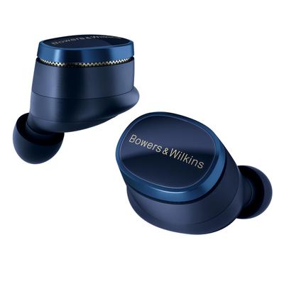 Полностью беспроводные наушники Bowers Wilkins Pi8 с шумоподавлением, поддержкой аудио без потерь и функцией передатчика & (Темно-синий) Отмена, Воспроизведение, Многоточечное