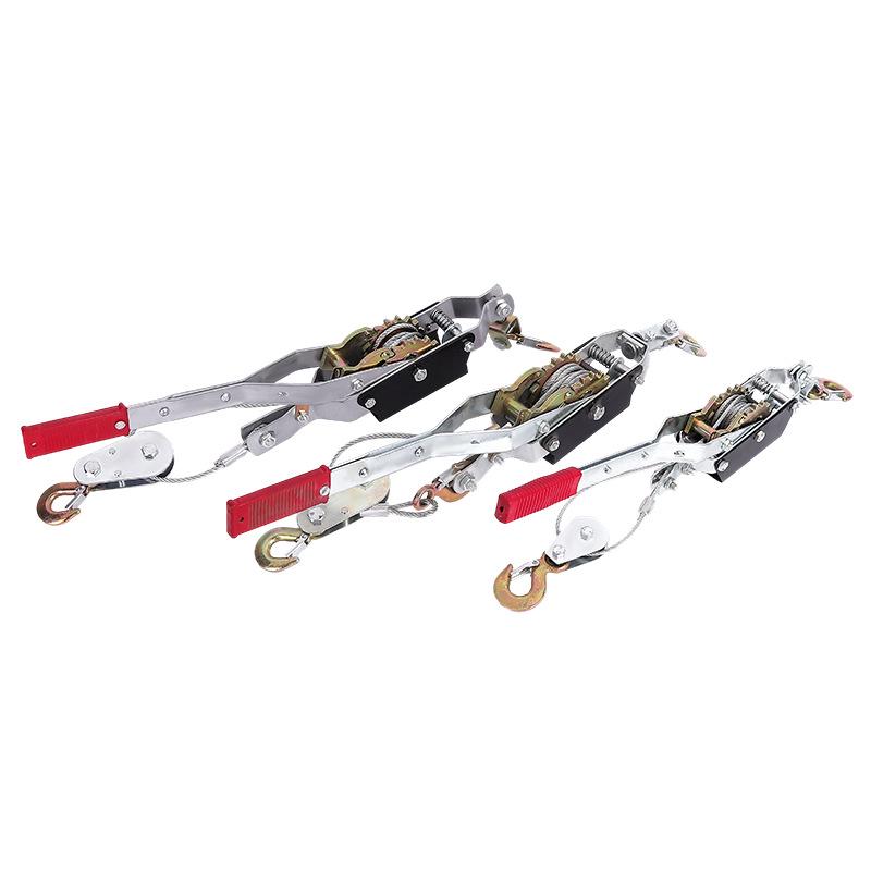 Ручная лебедка с двойным крюком