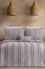 Комплект покрывала из синели Ways King Size, покрывало 240x260, с наволочкой, двойной размер, ткань синель, серый