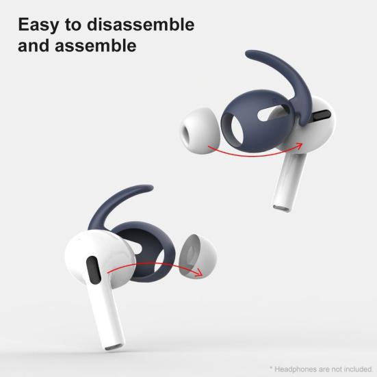 2Pcs Anti-lost Anti-slip Soft Earcaps Earphone Protective Cover for AirPods Pro