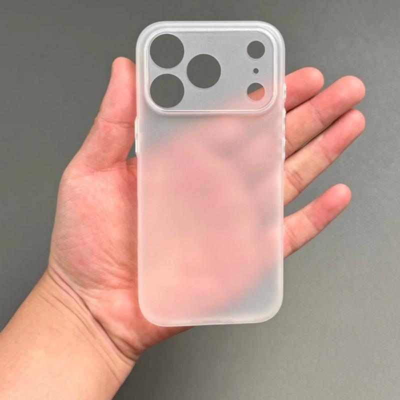 Оригинальный УЛЬТРАТОНКИЙ Чехол для Телефона для iPhone 17 Air 16 15 14 13 Pro Max Plus Матовый Охлаждающий Ударопрочный Броня Прозрачный Тонкий Задний Чехол
