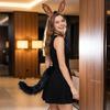 Набор из повязки на голову, галстука-бабочки и хвоста животного для костюма на Хэллоуин 802