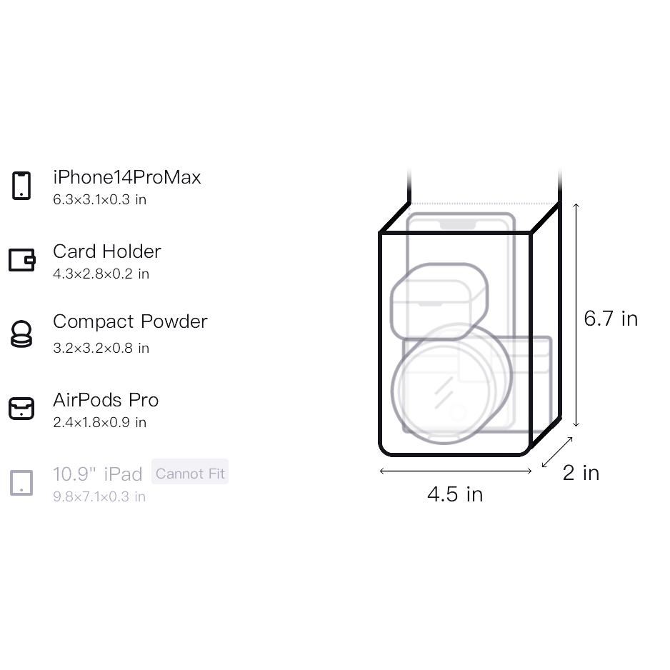 New PUMA Fabric Coin Purse Regular Unisex Black 078916-01