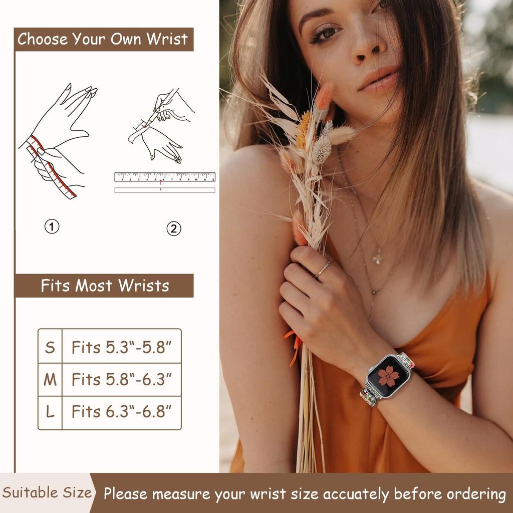 Ceramic + Metal Strap for Apple Watch Series 11 10 42mm / 9 8 7 41mm / SE3 SE2 SE 6 5 4 40mm / 3 2 1 38mm Attractive Bracelet Watch Band