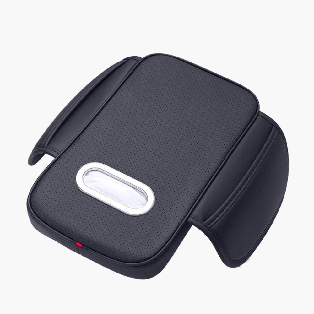 Dust-proof Car Armrest Cover Height Pad With Tissue Storage Armrest Box Storage Bag Elbow Support