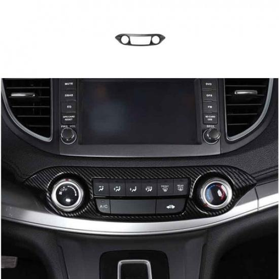 Fit For Honda CR-V EX Trim Center Console AC Switch Panel Carbon Fiber 2012-2016