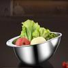 Stainless Steel Rice Washing Colander - Multi-Use Kitchen Tool with Fine Mesh for Washing Rice, Draining Fruits & Vegetables