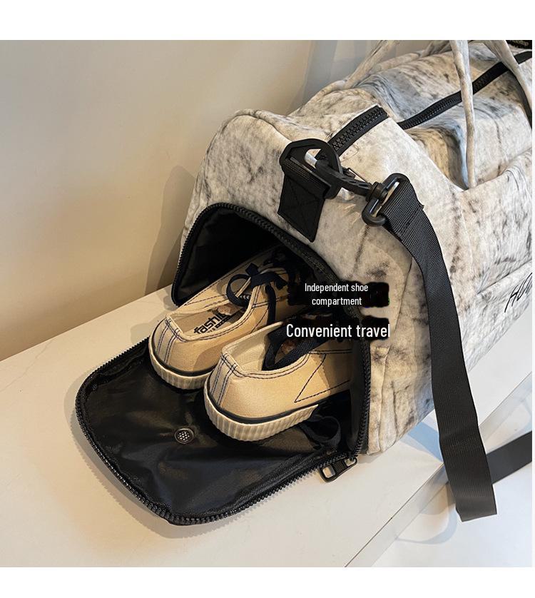 Женская модная легкая дорожная сумка на колесиках: Вместительная сумка для коротких поездок и занятий спортом