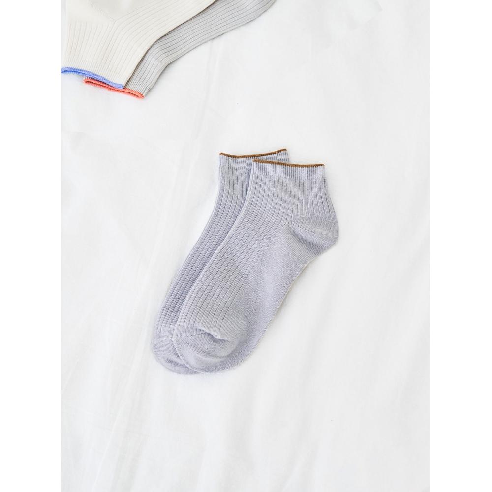 Носки женские DaiSo S Border Hem, синие