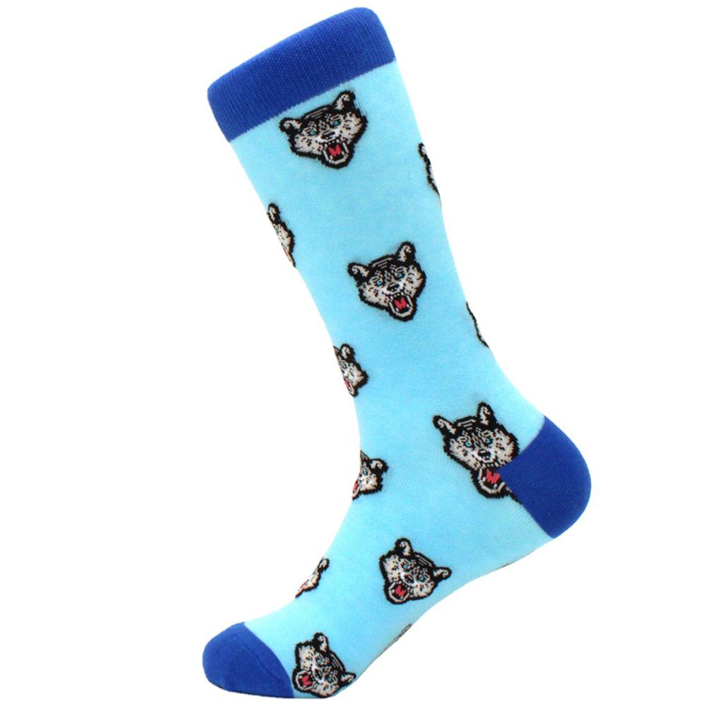 Яркие мужские зимние носки гребенной хлопок мягкие теплые смешные счастливые мужские женские длинные носки Calcetines de hombre деловые