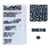 Flat Bottom Rhinestone Nail Drill Diy Nail Mobile Phone Case Sticker Drill, Jewelry Accessories, Bag Size Mixed Nail Drill