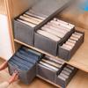 Jeans Storage Box,Clothes Pants Storage God Storage Basket,Underwear Sundry Storage Drawer,Compartmentalized Organizer