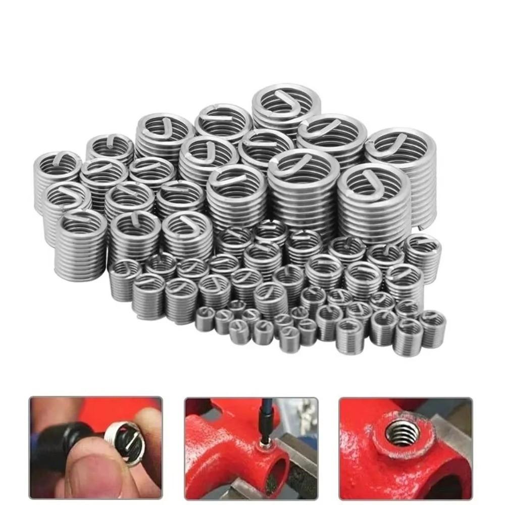 Metric Sizes M3-M12 Thread Repair Kit Stainless Steel Helicoil Insert Automotive Repairs