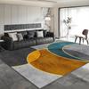 Nordic Style Crystal Velvet Area Rug Luxury Abstract Geometric Floor Mat Non Slip Carpet for Living Room Bedroom