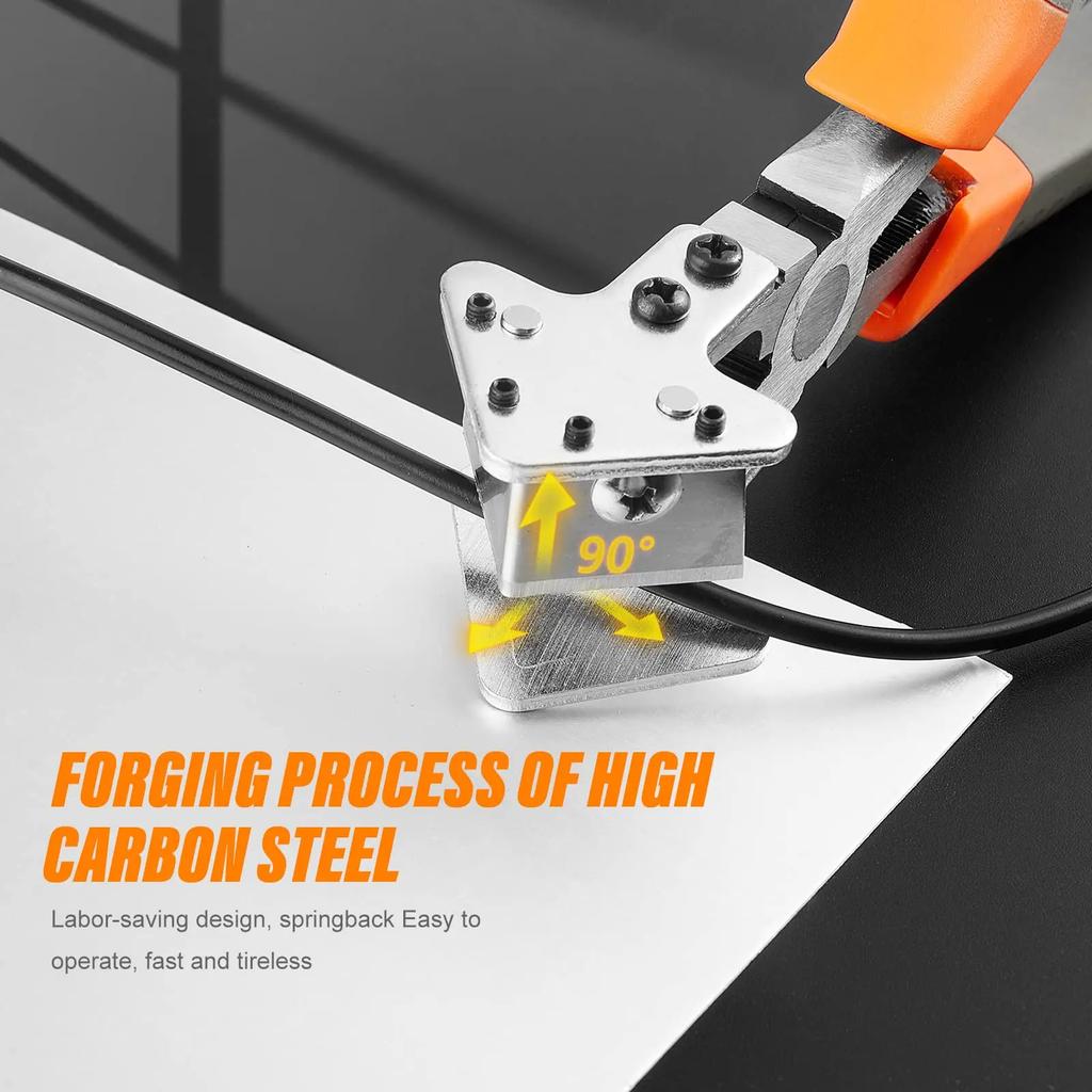 Прямоугольные плоскогубцы V-образные плоскогубцы Угловые ножницы Резак Ножницы для кабель-канала Ножницы для резиновых полос под углом 90 градусов для уплотнительной полосы окон с лезвиями