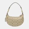 [Б/У] Сумка через плечо полумесяц Payton 21 Classic Monogram на молнии из ПВХ-кожи - Отличное состояние #DDBKMQ