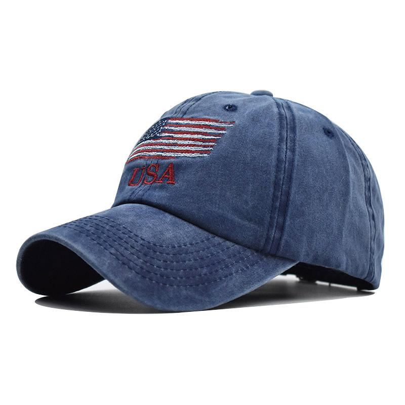 Шляпа Стираная бейсболка Old Flag Classic USA Cotton Hat