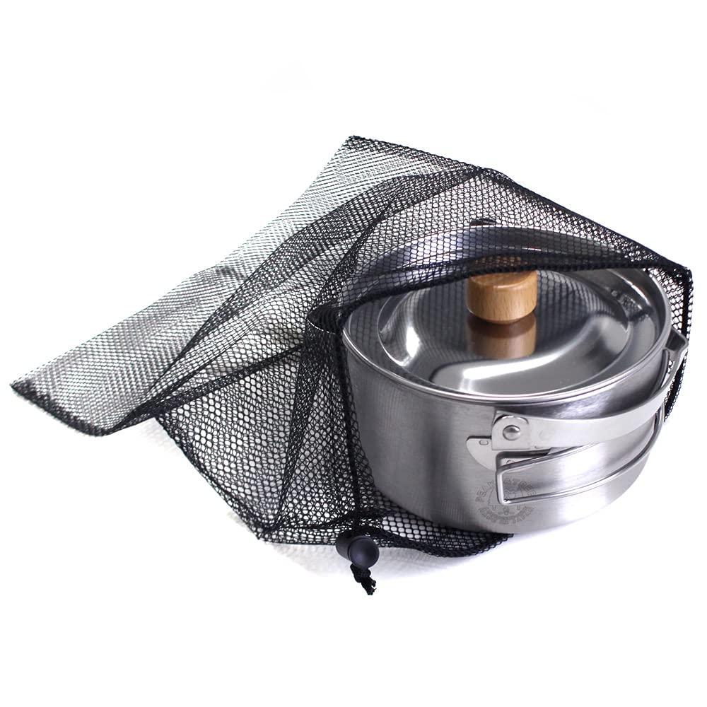 1 л чайник для кемпинга из нержавеющей стали с открытым огнем для кемпинга на открытом воздухе, сделанный в Японии, посуда Tsubame Sanjo, плита для скалолазания в одиночку, вода
