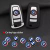 Наклейка с логотипом на ключ-брелок автомобиля Алюминиевая эмблема Наклейка для F12 F13 G30 G32 F34 F40 F45 F46 X1 X2 X3 X5 X4 X6 X7 F25 F26 G06 G05