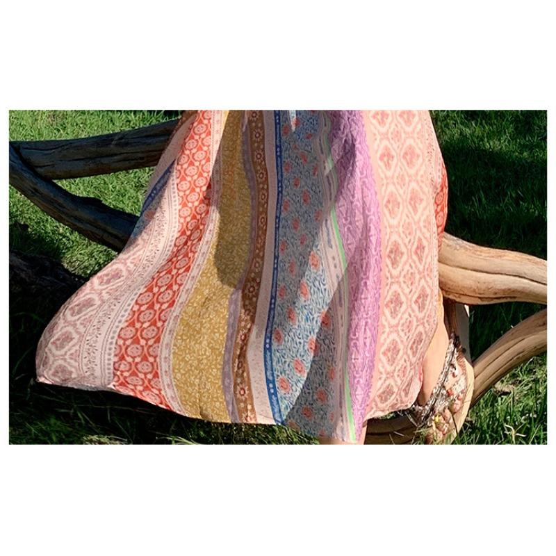 Женские летние милые повседневные длинные платья с цветочным принтом на бретельках для отдыха на берегу моря