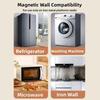 Wall Mounted Magnetic Spice Rack Large Capacity Kitchen Storage Shelves  for Washing Machine