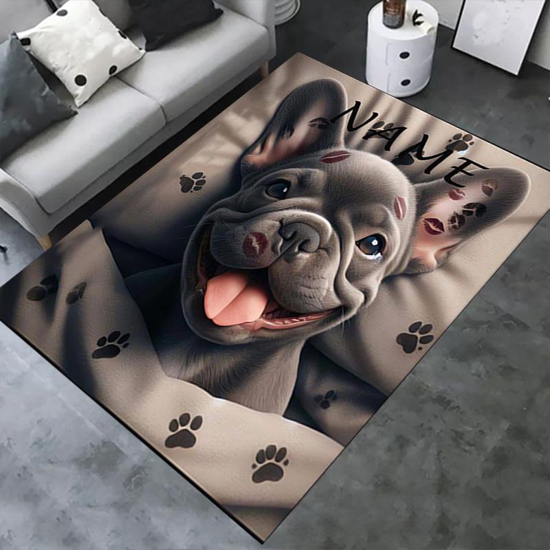 Pug Office Carpet Soft Polyester Entrance Carpet Washable Non slip Machine Washable Indoor Carpet Li