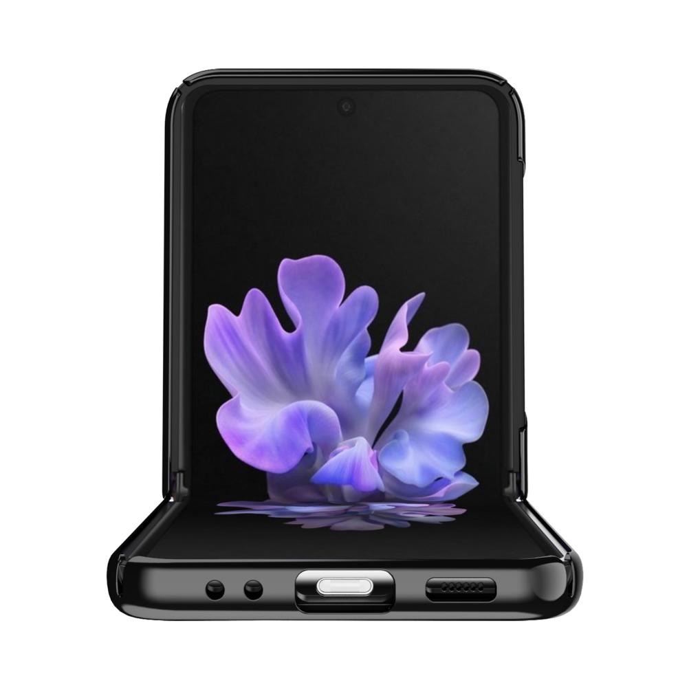 Глянцевый белый жесткий чехол для Samsung Galaxy Z Flip3, полноразмерный, ударопрочный, для складного телефона