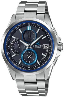 Часы Casio [Официальный японский продукт] КЛАССИЧЕСКИЕ Радиоуправляемые Солнечные OCW -T2600-1AJF Серебристые / -T2600B-1AJF Черные