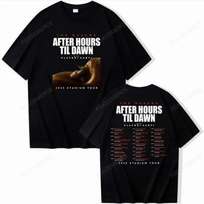 Футболка Weeknds After Hours Til Dawn Tour 2025 Тяжелая футболка Мужская