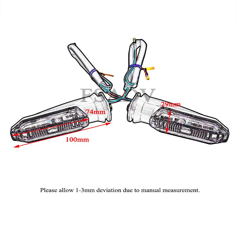 Motorcycle LED Turn Signal Light Indicator Blinker Flasher For HONDA CB500X CB500F CB400X CB 500 X/F CB 500X 500F 400X 2019-2023