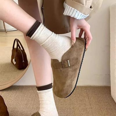 Сумка для обуви Birkenstock головная половина тапочек верхняя одежда весна и лето новые плоские повседневные Birkenstock ретро обувь muller